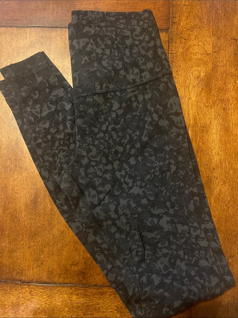 lululemon athletica Black Subtle Camo High-Rise Leggings